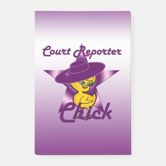 Court Reporter #9 Post-it® Notes (Voorkant)