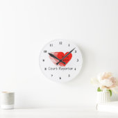 Court Reporter Clock Ronde Klok (Huis)