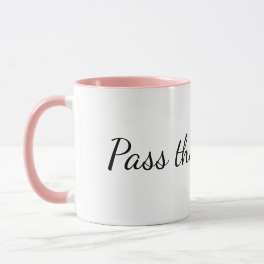 Court Reporter Depo Mug - Pass the witness. Mok (Links)