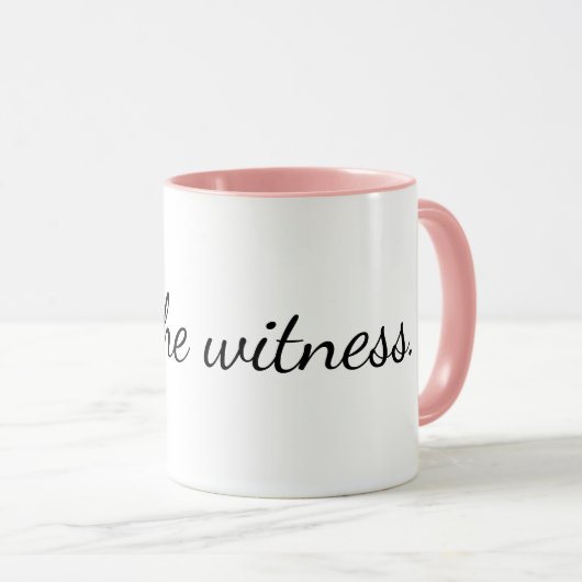 Court Reporter Depo Mug - Pass the witness. Mok (Voorkant rechts)