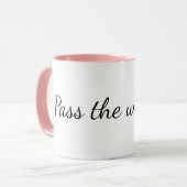 Court Reporter Depo Mug - Pass the witness. Mok (Voorkant links)