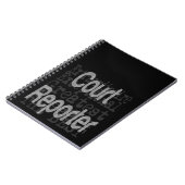 Court Reporter Extraordinaire Notitieboek (Linkerzijde)