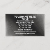 Court Reporter Modern Visitekaartje (Achterkant)