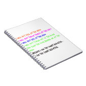 Court Reporter Temper Tantrum Notitieboek (Rechterzijde)