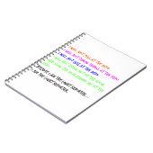 Court Reporter Temper Tantrum Notitieboek (Linkerzijde)