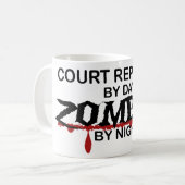 Court Reporter Zombie Koffiemok (Voorkant links)