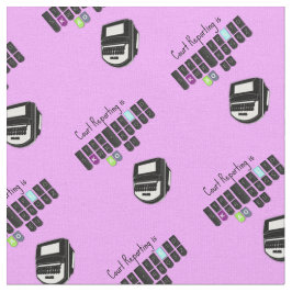 Court Reporting is Cool Steno Keyboard Fabric Stof