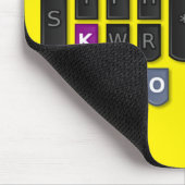 Court Reporting is Cool Steno Keyboard-Muismat Muismat (Hoek)