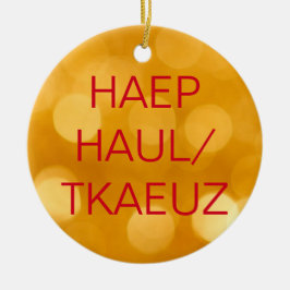 Court Reporting Steno Prettige feestdagen Keramisch Ornament