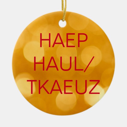 Court Reporting Steno Prettige feestdagen Keramisch Ornament (Voorkant)