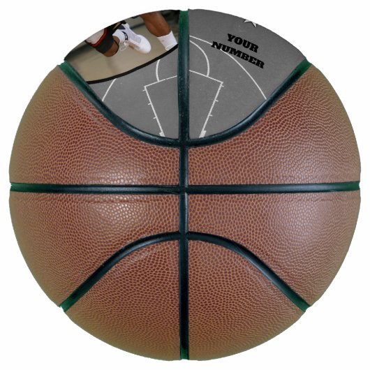 Court Side Custom Basketball Basketbal (Rechts)