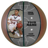Court Side Custom Basketball Basketbal (Verticaal)
