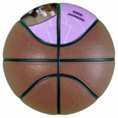 Court Side Custom Basketball Paars Basketbal (Rechts)