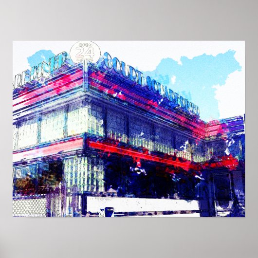 Court Square Diner New York Poster (Voorkant)