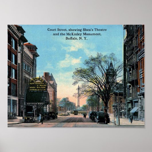 Court St., Shea's Theater, Buffalo, NY  Poster (Voorkant)