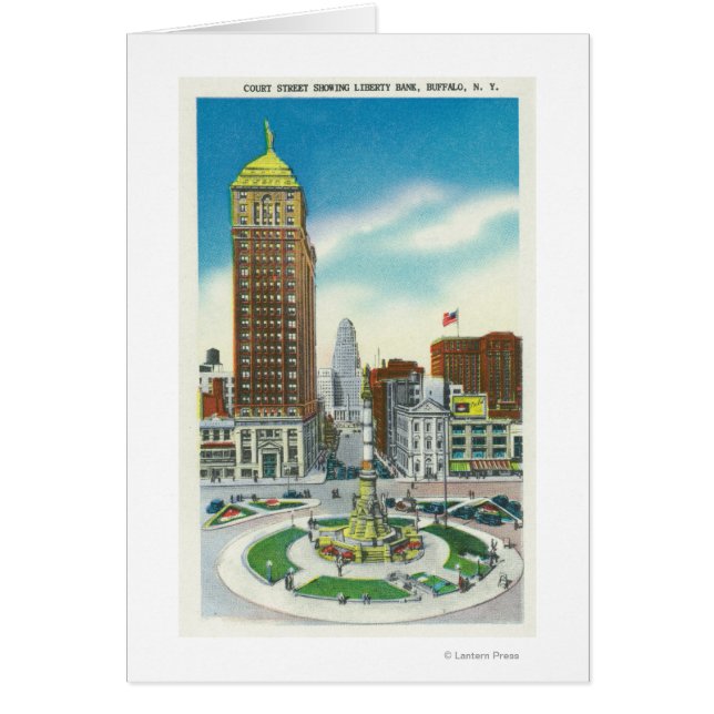 Court Street Uitzicht of Liberty Bank Bldg (Voorkant)