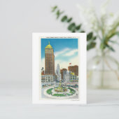 Court Street Uitzicht of Liberty Bank Bldg Briefkaart (Staand voorkant)