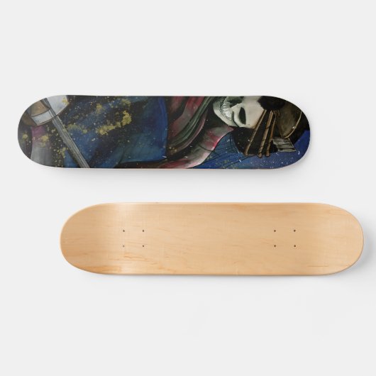 Courtesan en Samisen Skateboard (Horizontaal)
