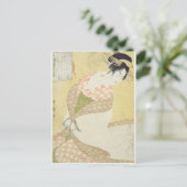 Courtesan Kneeling Briefkaart (Staand voorkant)