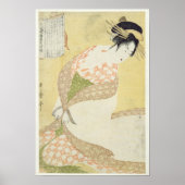 Courtesan Kneeling Poster (Voorkant)