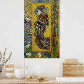 Courtesan (na Eisen) van Vincent Van Gogh Poster (Keuken)