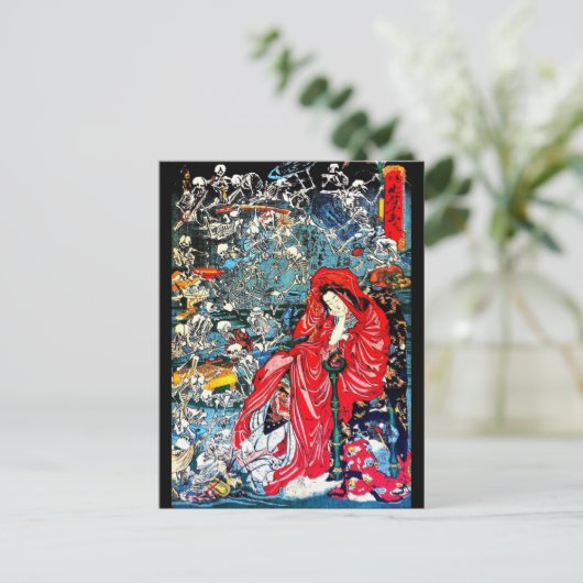 Courtesan of Hell briefkaart (Staand voorkant)