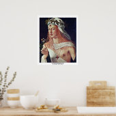 Courtesan (portret van Lucrezia Borgia?) Poster (Keuken)