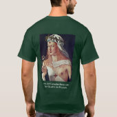 Courtesan (portret van Lucrezia Borgia?) T-shirt (Achterkant)