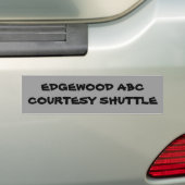 Courtesy Shuttle Bumpersticker (Op auto)