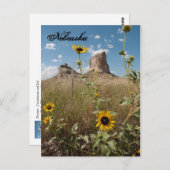 Courthouse and Jail Rock, Nebraska Briefkaart (Voorkant / Achterkant)