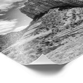 Courthouse Butte - Zwart-wit | Fotoafdrukken Foto Afdruk (Hoek)