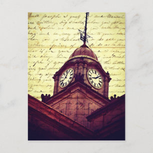Courthouse Clock Briefkaart