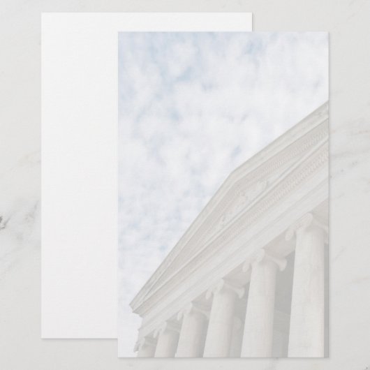 Courthouse Columns Briefpapier (Voorkant / Achterkant)