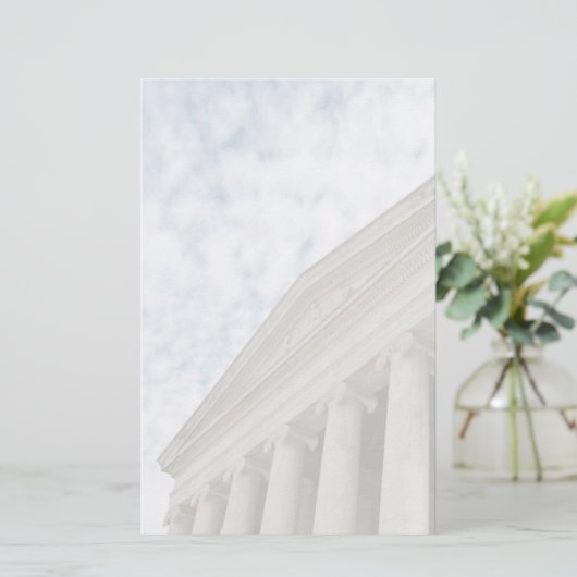 Courthouse Columns Briefpapier (Staand voorkant)