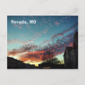 Courthouse en sunset briefkaart (Voorkant)