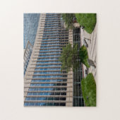 Courthouse Facade en Plaza in Minneapolis Legpuzzel (Verticaal)