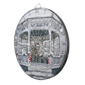 Courthouse Gazebo in Snow Dartbord (Voorkant Rechts)