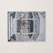 Courthouse Gazebo in Snow Legpuzzel (Horizontaal)