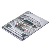 Courthouse Gazebo in Snow Notitieboek (Linkerzijde)