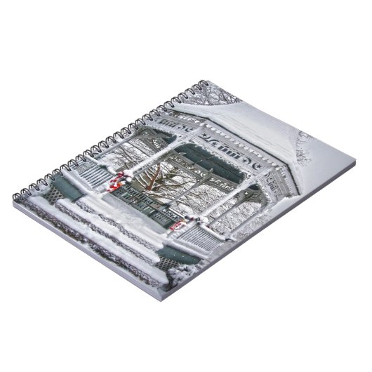 Courthouse Gazebo in Snow Notitieboek (Linkerzijde)