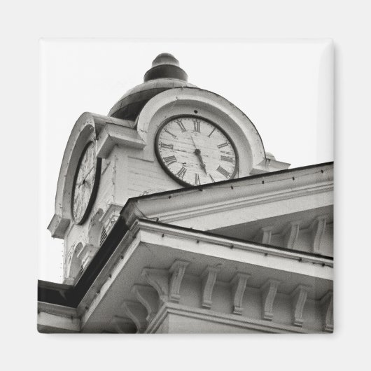 Courthouse Klok Magnet (Voorkant)