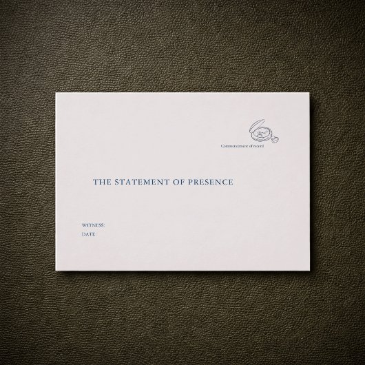 Courthouse Minimalist Wedding Witness 