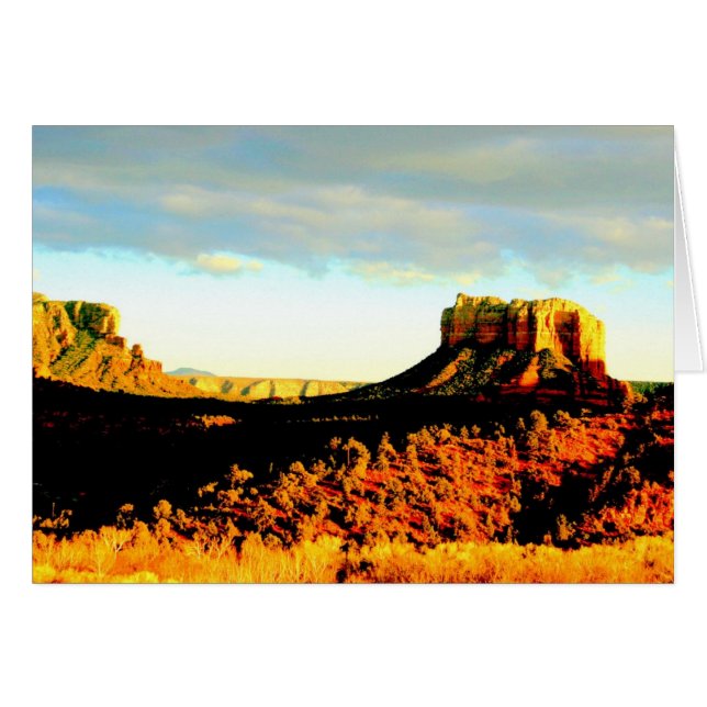 Courthouse Rock in Sedona, Arizona (Voorkant Horizontaal)