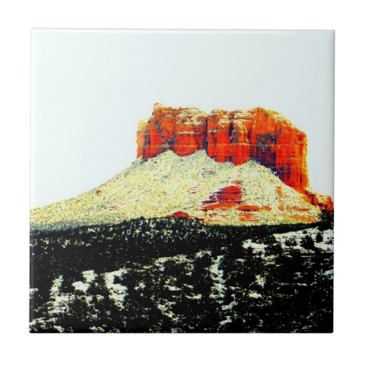 Courthouse Rock tegel Tegeltje (Voorkant)