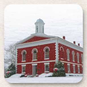 Courthouse sneeuw onderzetter