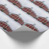 Courthouse Snow Cadeaupapier (Hoek)