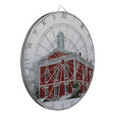 Courthouse Snow Dartbord (Voorkant Links)
