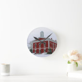 Courthouse Snow Ronde Klok (Huis)