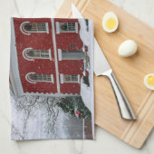 Courthouse Snow Theedoek (Quarter Fold)