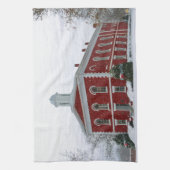 Courthouse Snow Theedoek (Verticaal)